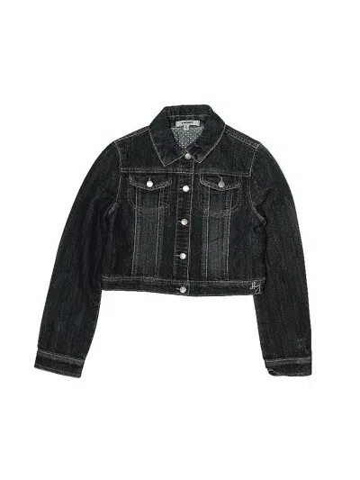 Pre-owned Dkny Kids' Denim Jacket In Black