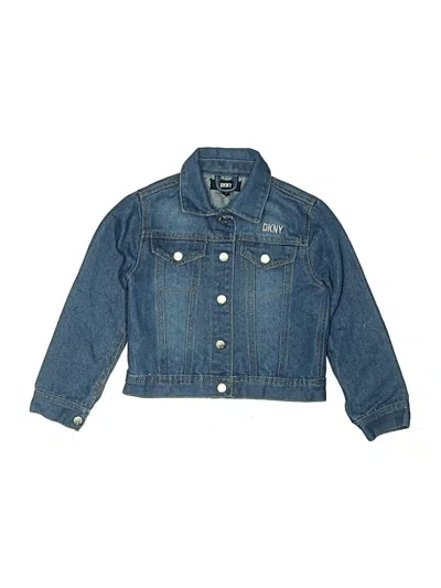 Pre-owned Dkny Kids' Denim Jacket In Blue