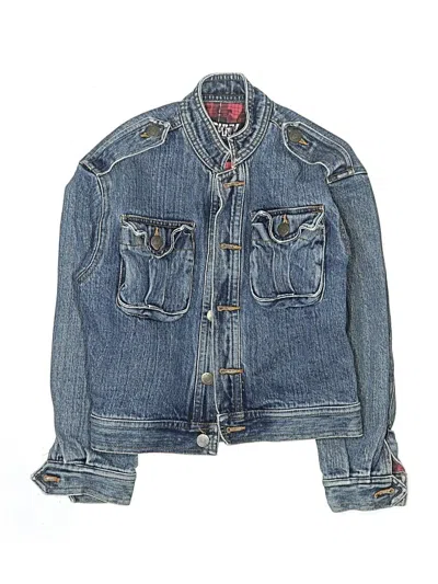 Pre-owned Dkny Kids' Denim Jacket In Blue