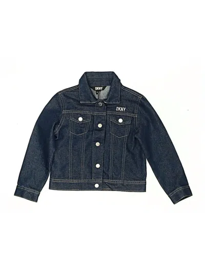 Pre-owned Dkny Kids' Denim Jacket In Blue
