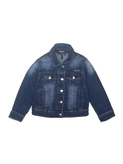 Pre-owned Dkny Kids' Denim Jacket In Blue