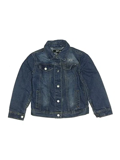 Pre-owned Dkny Kids' Denim Jacket In Blue
