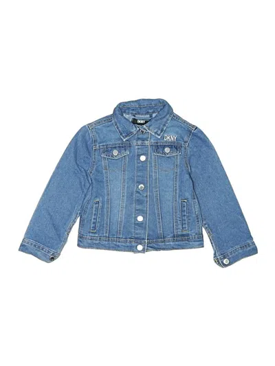 Pre-owned Dkny Kids' Denim Jacket In Blue