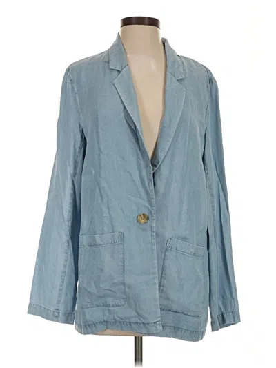 Pre-owned Dkny Denim Jacket In Blue
