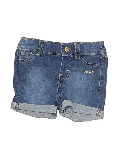 Pre-owned Dkny Babies' Denim Shorts In Blue