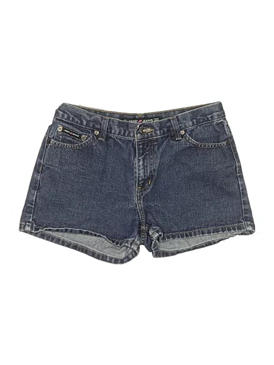 Pre-owned Dkny Denim Shorts In Blue