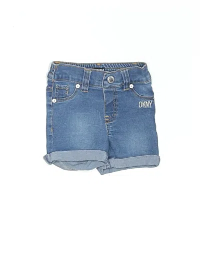 Pre-owned Dkny Kids' Denim Shorts In Blue