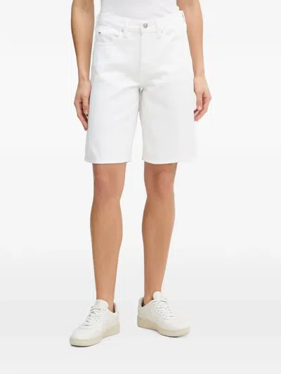 Dkny Denim Shorts In White