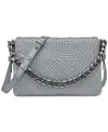 Dkny Desiree Small Flap Crossbody In Dark Gray