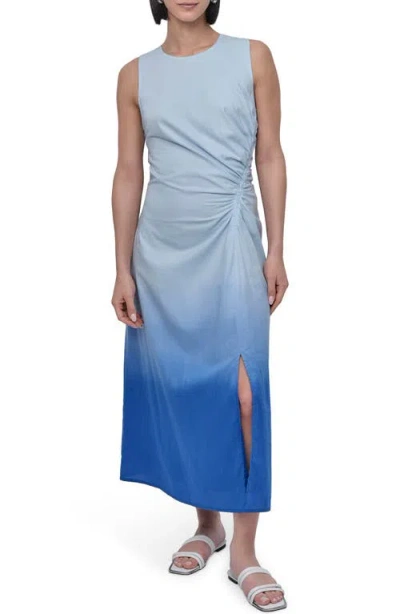 Dkny Dip Dye Sleeveless Dress In Dip Dye Cornflower