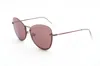 Dkny 무테 파일럿 프레임 선글라스 In Brown