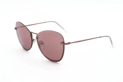 DKNY DK100S 608 MATTE MAUVE BROWN/BROWN