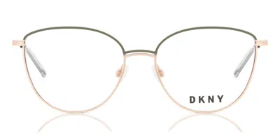 Dkny Dk1027 310 Men's Glasses Rose-gold Size 53 - Free Lenses - Blue Light Block Available In Multi