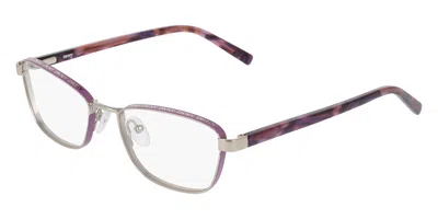 Dkny Dk1039 040 Occhiali Da Vista Argentati Per Donna (solo Montatura) In Multi