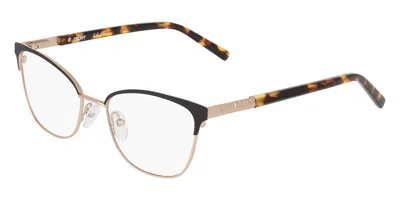 Dkny Dk1041 002 Occhiali Da Vista Oro Per Donna (solo Montatura) In Brown
