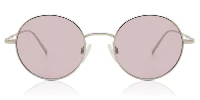 Dkny Dk105s 035 Occhiali Da Sole Argentati Per Donna In Metallic