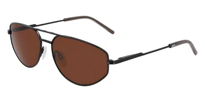 Dkny Dk117s 001 Women's Sunglasses Black Size 57