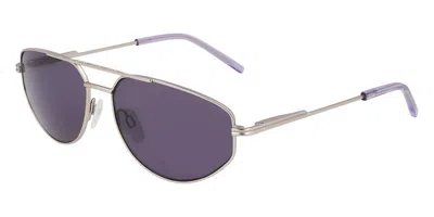 Dkny Dk117s 045 Women's Sunglasses Silver Size 57