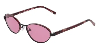 Dkny Dk118s 002 Occhiali Da Sole Neri Per Donna In Red