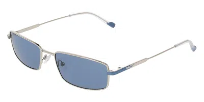 Dkny Dk119s 040 Occhiali Da Sole Argentati Per Donna In Blue
