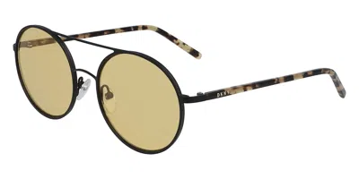 Dkny Dk300s 700 Occhiali Da Sole Neri Per Donna In Black