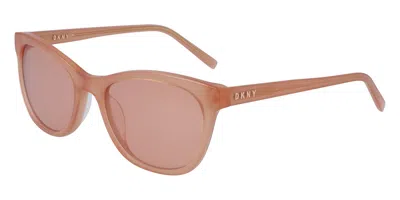 Dkny Dk502s N 265 Occhiali Da Sole Marroni Per Donna In Brown