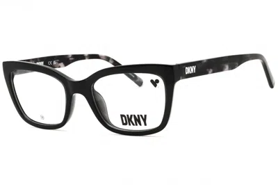 Dkny Dk5068 Cat-eye Propionate Eyeglasses In Black