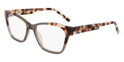 Dkny Dk5072 015 Occhiali Da Vista Marroni Per Donna (solo Montatura) In Multi