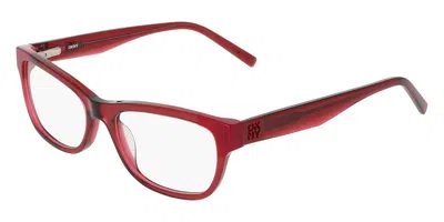 Dkny Dk5082 610 Occhiali Da Vista Rossi Per Donna (solo Montatura) In Red