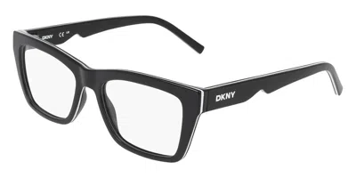 Dkny Dk5093 001 Women's Glasses Black Size 52 - Free Lenses - Blue Light Block Available In Black,white