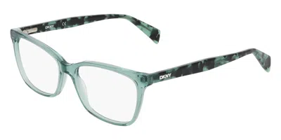 Dkny Dk5097 310 Occhiali Da Vista Verdi Per Donna (solo Montatura)