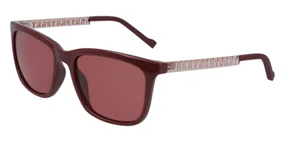 Dkny Dk510s 605 Occhiali Da Sole Borgogna Per Donna In Brown