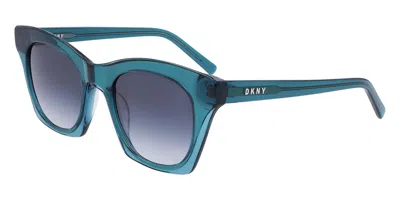 Dkny Dk541s 430 Men's Sunglasses Blue Size 51