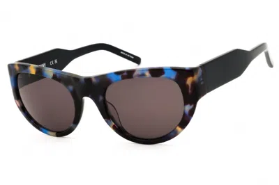 Dkny Tortoiseshell-effect Cat-eye Sunglasses In Black