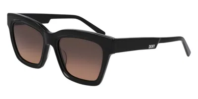 Dkny Dk551s 001 Women's Sunglasses Black Size 53