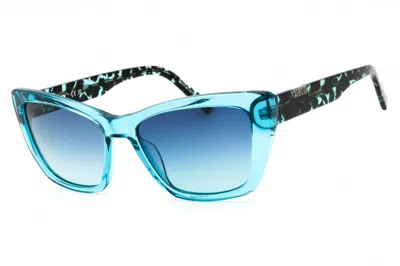 Dkny Geometric-frame Sunglasses In Blue