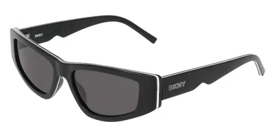 Dkny Dk560s 001 Occhiali Da Sole Neri Per Donna In Black