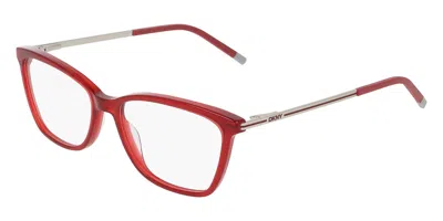 Dkny Dk7014 600 Occhiali Da Vista Rossi Per Donna (solo Montatura) In Red