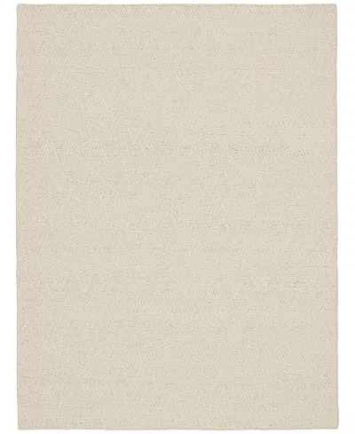 Dkny Dkp11 Pure Purl Puu01 7'9x9'9 Area Rug In White