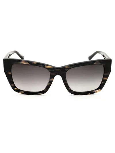 Dkny Do519s Sunglasses In Blue Tortoise/grey Gradient