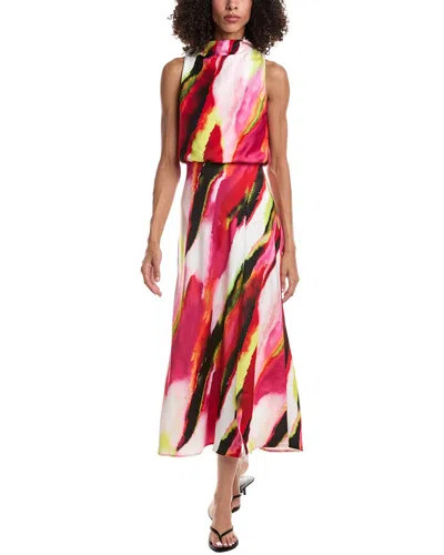 Dkny Drapey Midi Dress In Jys-mlti Geode