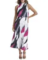 Dkny Drapey Midi Dress In Multi