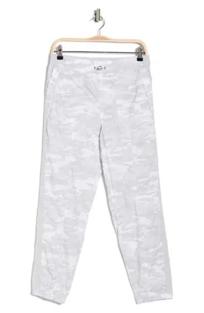 Dkny Drawcord Waist Cotton Cargo Joggers In Gray