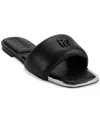 Dkny Drea Logo Slide Sandals In Black