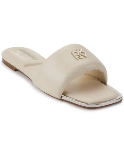 DKNY DREA LOGO SLIDE SANDALS