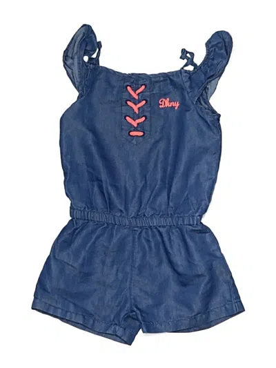 Pre-owned Dkny Kids' Dress In Blue