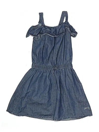 Pre-owned Dkny Kids' Dress In Blue
