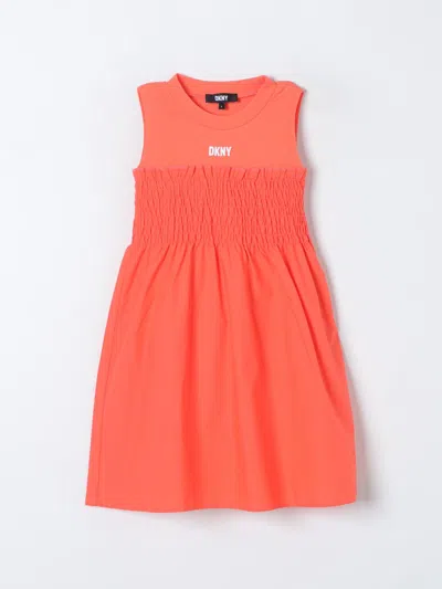 Dkny Dress  Kids Colour Orange