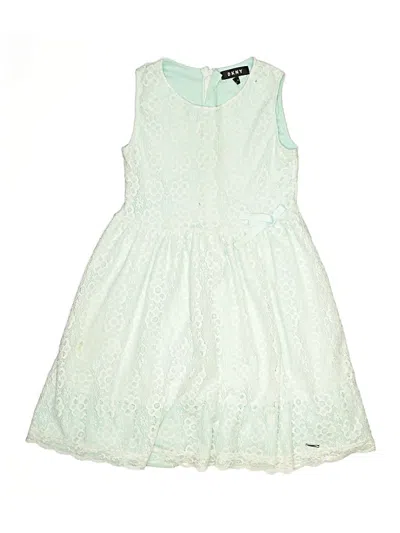 Pre-owned Dkny Kids' Dress In Green