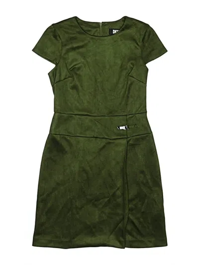 Pre-owned Dkny Kids' Dress In Green